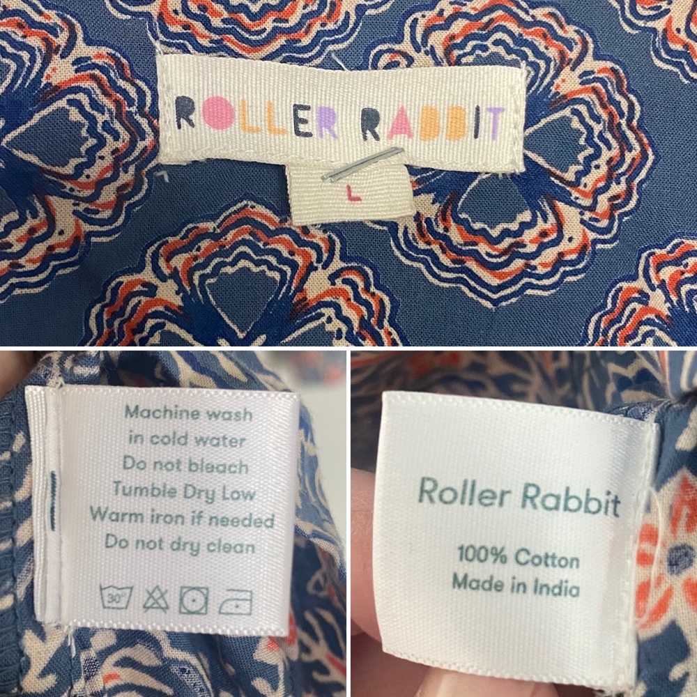 Roller Rabbit Blue Floral Dress - Picture 12 of 12